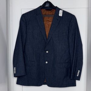 NWT Men’s Jos A Bank Navy Blazer Size 48 Regular